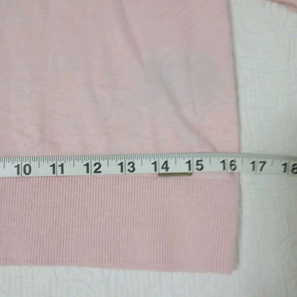 Tommy Hilfiger Jumper Womens M light pink Roll Neck Pullover long sleeve - Picture 12 of 13